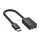 UGREEN US154 cablu adaptor (mufă USB - Tip-C, OTG, 15cm) NEGRU