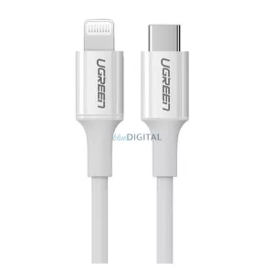 UGREEN US171 cablu de date (Tip-C - Lightning, 20W, încărcare rapidă PD, 150cm) ALB