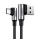 UGREEN US176 cablu de date (USB - Tip-C, 3A, încărcător rapid 3.0, 50cm, 90 grade, șiret)