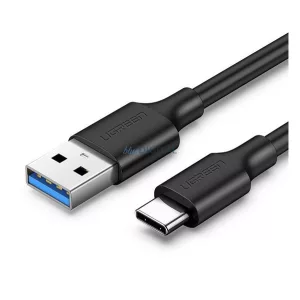 UGREEN US184 cablu de date (USB - Tip-C, 3A, încărcător rapid, 50cm) NEGRU
