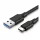 UGREEN US184 cablu de date (USB - Tip-C, 3A, încărcător rapid, 50cm) NEGRU
