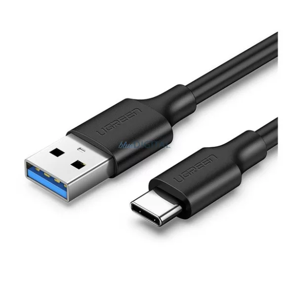 UGREEN US184 cablu de date (USB - Tip-C, 3A, încărcător rapid, 50cm) NEGRU