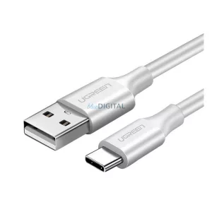 UGREEN US287 cablu de date (USB - Tip-C, 2A, încărcător rapid 3.0, 150cm) ALB