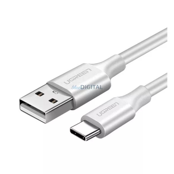 UGREEN US287 cablu de date (USB - Tip-C, 2A, încărcător rapid 3.0, 150cm) ALB