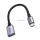 UGREEN US378 cablu adaptor (mufă USB - Tip-C, OTG, 15cm, șiret) NEGRU