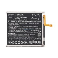   CAMERON SINO Baterie Li-Polymer (3.9V / 3850mAh, compatibil Samsung EB-BS931ABY) BLACK Samsung Galaxy S25 (SM-S931)