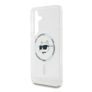 HUSĂ! - KARL LAGERFELD IML CHOUPETTE HEAD MAGSAFE silicon telefon protector (rezistent la șocuri, protector de cameră, MagSafe) pentru Samsung Galaxy S25 (SM-S931)