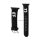 KARL LAGERFELD KARL AND CHOUPETTE HEAD NFT Strap (Dimensiune personalizată, mare, silicon, cataramă metalică) BLACK Apple Watch Series 5 44mm, Watch Series 4 44mm, Watch Series 3 42mm