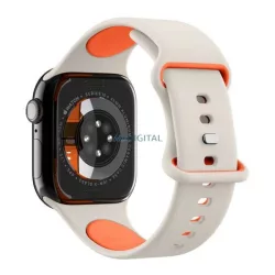   Curea SPIGEN NANO POP (dimensiune personalizată, mică, mată, silicon) pentru Apple Watch Series 5 40mm, Watch Series 4 40mm, Watch Series 3 38mm