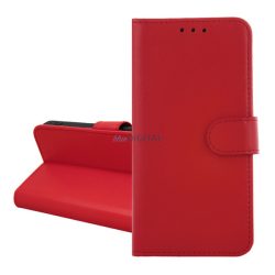   Husă permanentă, efect piele (FLIP, deschidere laterală, buzunar pentru carduri, suport pentru desktop) PIROS Samsung Galaxy A15 5G (SM-A156), Galaxy A15 4G (SM-A155)