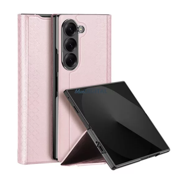 HUSĂ! - DUX DUCIS BRIL plastic protector de telefon (rezistent la șocuri, spate cu efect de piele, desktop, diamant) ROSS CULOUR Samsung Galaxy Z Fold7 (SM-F966)