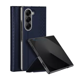 HUSĂ! - DUX DUCIS BRIL plastic protector de telefon (rezistent la șocuri, piele efect spate, desktop, diamant) CUTTING BLUE Samsung Galaxy Z Fold7 (SM-F966)