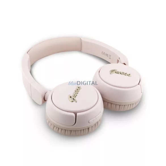 GUESS SCRIPT METAL LOGO căști bluetooth STAR (v5.3, microfon, IPX4 rezistent la apă)