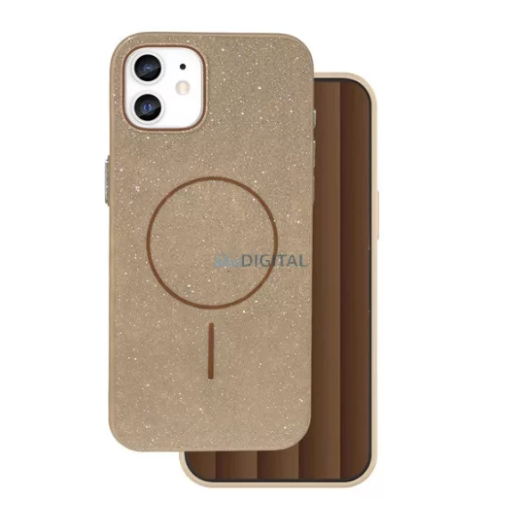 HUSĂ! - Silicon protector de telefon (spate din plastic, protector de cameră, MagSafe, lucios) BARNA Apple iPhone 11