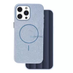   HUSĂ! - Silicon protector de telefon (spate din plastic, protector de cameră, MagSafe, lucios) LIGHT BLUE Apple iPhone 16 Pro Max