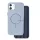 HUSĂ! - Silicon protector de telefon (spate din plastic, protector de cameră, MagSafe, lucios) LIGHT BLUE Apple iPhone 11
