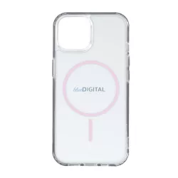   HUSĂ! - Silicon protector de telefon (ultra-subțire, spate din plastic, MagSafe, călcâi cu pernă de aer) ROSE COLOUR Apple iPhone 15