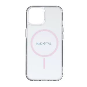 HUSĂ! - Silicon protector de telefon (ultra-subțire, spate din plastic, MagSafe, călcâi cu pernă de aer) ROSE COLOUR Apple iPhone 15