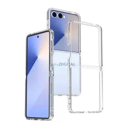   HUSĂ! - Silicon protector de telefon (rezistent la șocuri, spate transparent) pentru Samsung Galaxy Z Flip7 (SM-F766)