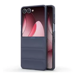   HUSĂ! - Silicon protector de telefon (rezistent la șocuri, protecția camerei, 3D) CUTTING BLUE Samsung Galaxy Z Flip7 (SM-F766)