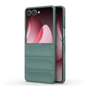 HUSĂ! - Silicon protector de telefon (rezistent la șocuri, protecția camerei, 3D) CUTTING LOCK Samsung Galaxy Z Flip7 (SM-F766)