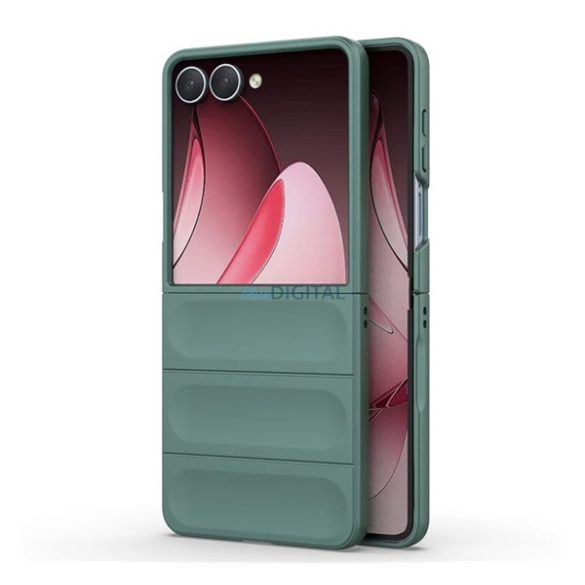 HUSĂ! - Silicon protector de telefon (rezistent la șocuri, protecția camerei, 3D) CUTTING LOCK Samsung Galaxy Z Flip7 (SM-F766)