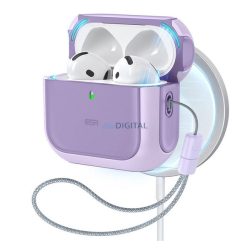   ESR ORBIT HALOLOCK carcasă din plastic (rezistentă la șocuri, curea, MagSafe) LILA Apple AirPods 4