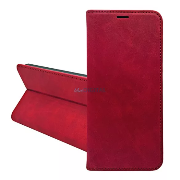 HUSĂ! - Husă permanentă, efect piele (FLIP, deschidere laterală, desktop, buzunar pentru carduri, premium) PIROS Samsung Galaxy S25 Plus (SM-S936)