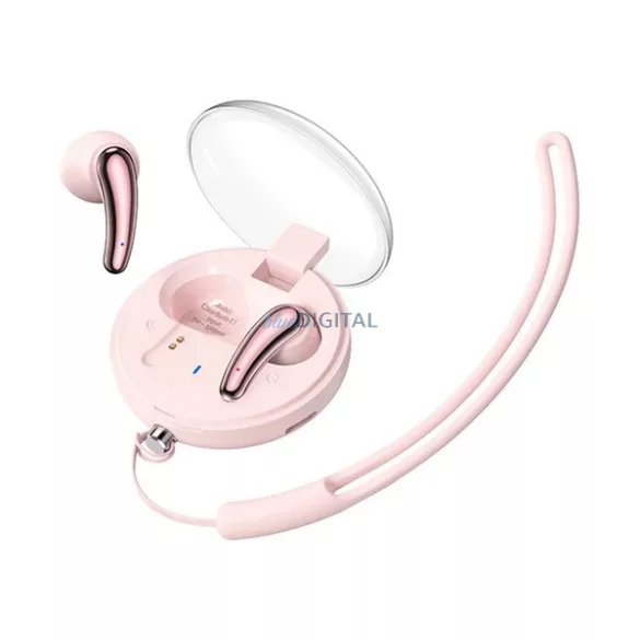 Căști bluetooth REMAX CLEARBUDS STAR (v5.3, TWS, microfon, anulare zgomot + încărcător)