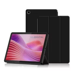   Carcasă Standing, efect piele (FLIP activ, deschidere laterală, TRIFOLD, suport desktop) BLACK Lenovo Tab 10.1 (TB-311FU)