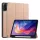 Carcasă în picioare, efect de piele (FLIP activ, deschidere laterală, TRIFOLD, desktop, suport pentru creioane) GOLDEN Xiaomi Redmi Pad 2