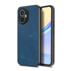   HUSĂ! - Silicon protector de telefon (rezistență la șocuri, spate cu efect de piele, protector de cameră) CUTTING BLUE Honor 400