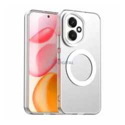   HUSĂ! - Silicon protector de telefon (rezistent la șocuri, spate din plastic, protector de cameră, MagSafe) pentru Honor 400