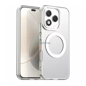 HUSĂ! - Silicon protector de telefon (rezistent la șocuri, spate din plastic, protector de cameră, MagSafe) pentru Honor 400 Lite