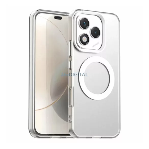 HUSĂ! - Silicon protector de telefon (rezistent la șocuri, spate din plastic, protector de cameră, MagSafe) pentru Honor 400 Lite