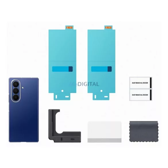 HUSĂ! - SAMSUNG protecție din plastic pentru telefon (rezistență la șocuri + film protector pentru ecran) pentru Samsung Galaxy Z Fold7 (SM-F966)