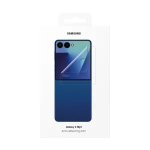 SAMSUNG ecran protector film 2pcs (anti-orbire, ștergeți, afișaj exterior + bezel) pentru Samsung Galaxy Z Flip7 (SM-F766)