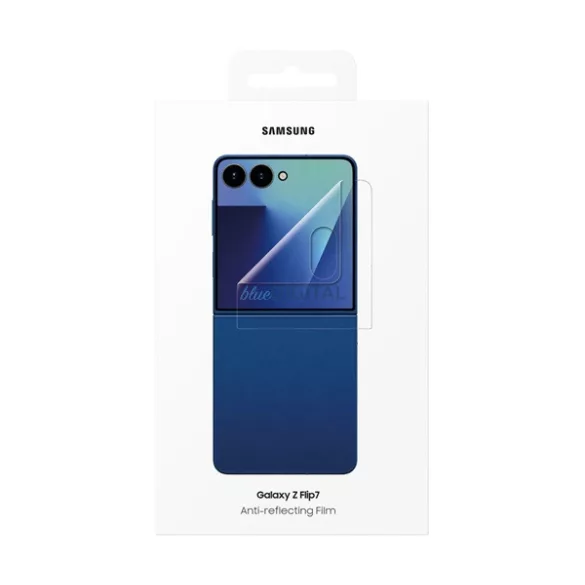 SAMSUNG ecran protector film 2pcs (anti-orbire, ștergeți, afișaj exterior + bezel) pentru Samsung Galaxy Z Flip7 (SM-F766)