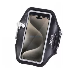   HUSĂ! - HOCO BAG01 Geantă permanentă (universală, elastică, curea elastică, inel pentru chei, dimensiune 19.4x46.5, SPORT) NEGRU