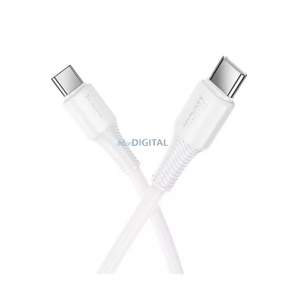 HOCO X120 cablu de date (Tip-C - Tip-C, 60W, încărcător rapid PD, 100cm) ALB