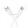 HOCO X120 cablu de date (USB - Tip-C, 15W, încărcător rapid, 100cm) ALB