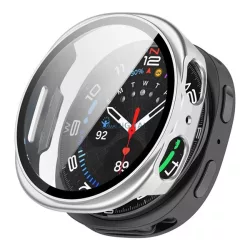   Cadru din plastic (BUMPER, rezistență la șocuri + sticlă de protecție a ecranului) EZÜST Samsung Galaxy Watch 8 eSIM 40mm (SM-L325), Galaxy Watch 8 40mm (SM-L320)
