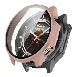   Cadru din plastic (BUMPER, rezistență la șocuri + sticlă de protecție a ecranului) ROTABIL OnePlus Watch 3 43mm