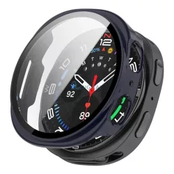   Cadru din plastic (BUMPER, rezistență la șocuri + sticlă de protecție a ecranului) BREAKABLE Samsung Galaxy Watch 8 44mm (SM-L330), Galaxy Watch 8 eSIM 44mm (SM-L335)