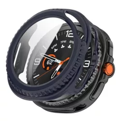   Cadru din plastic (BUMPER, rezistență la șocuri + sticlă de protecție a ecranului) BREAKABLE Samsung Galaxy Watch 8 Classic 46mm (SM-L500), Galaxy Watch 8 Classic eSIM 46mm (SM-L505)