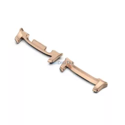  Adaptor conector curea ceas (dimensiune personalizată, 1 pereche, convertor, metal, 22mm) GOLDEN Samsung Galaxy Watch 8 Classic 46mm (SM-L500), Galaxy Watch 8 Classic eSIM 46mm (SM-L505)