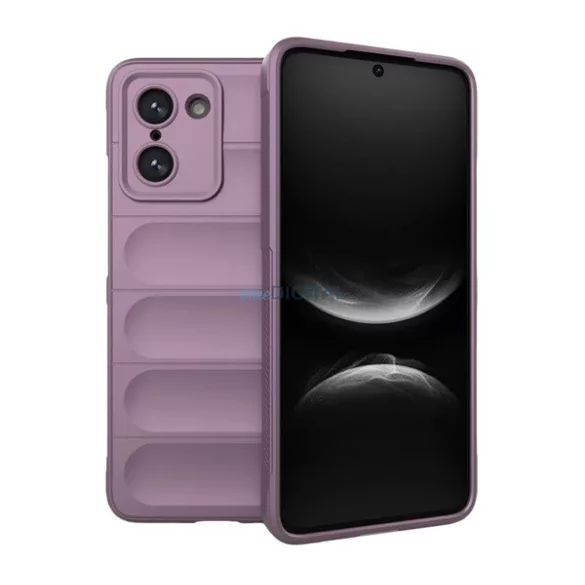 HUSĂ! - Silicon protector de telefon (rezistent la șocuri, protecție cameră, 3D) LILA OnePlus Nord CE 5