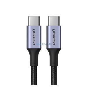 UGREEN US316 cablu de date (Tip-C - Tip-C, 100W, 5A, încărcător rapid 3.0, 200cm) NEGRU