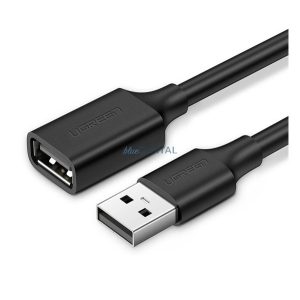 UGREEN Extensie cablu de date USB (USB - USB, 200cm) NEGRU