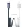 Cablu de date USAMS BICOLOR (Tip-C - Lightning, 30W, încărcător rapid PD, 120cm) NEGRU/ALB